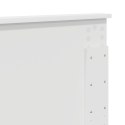VidaXL Ramka łóżka Biały 140 x 200 cm Materiał drewnopochodny