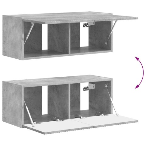 VidaXL Zestaw szafek RTV 3 pcs Betonowy szary Materiał drewnopochodny