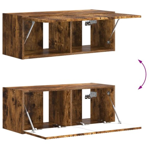 VidaXL Zestaw szafek RTV 6 pcs Dąb wędzony Materiał drewnopochodny