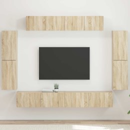 SZAFKA POD TELEWIZOR 4 PCS DĄB SONOMA