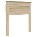 VidaXL Ramka łóżka Dąb Sonoma 75 x 190 cm Drewno inżynieryjne