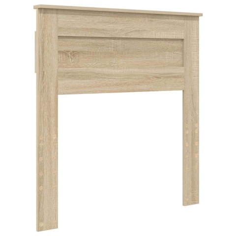 VidaXL Ramka łóżka Dąb Sonoma 75 x 190 cm Drewno inżynieryjne