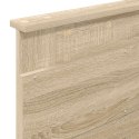 VidaXL Ramka łóżka Dąb Sonoma 75 x 190 cm Drewno inżynieryjne
