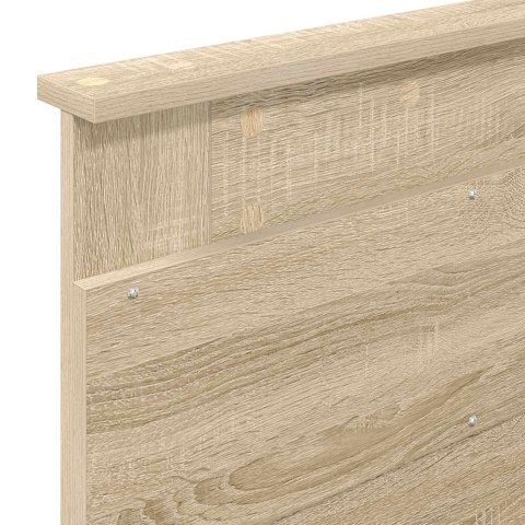 VidaXL Ramka łóżka Dąb Sonoma 75 x 190 cm Drewno inżynieryjne