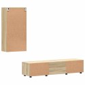 VidaXL Zestaw szafek RTV z szufladą Dąb Sonoma Materiał drewnopochodny