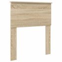 VidaXL Ramka łóżka Dąb Sonoma 75 x 190 cm Drewno inżynieryjne