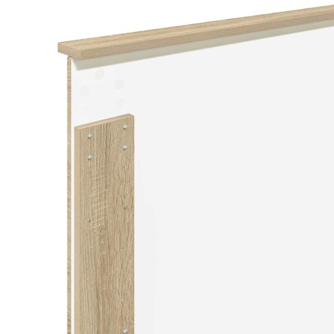 VidaXL Ramka łóżka Dąb Sonoma 75 x 190 cm Drewno inżynieryjne
