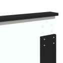 VidaXL Ramka łóżka z szufladą Czarny 160 x 200 cm Drewno inżynieryjne