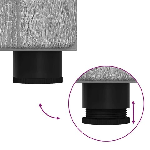 SZAFKA SZARY SONOMA 60X35X182CM