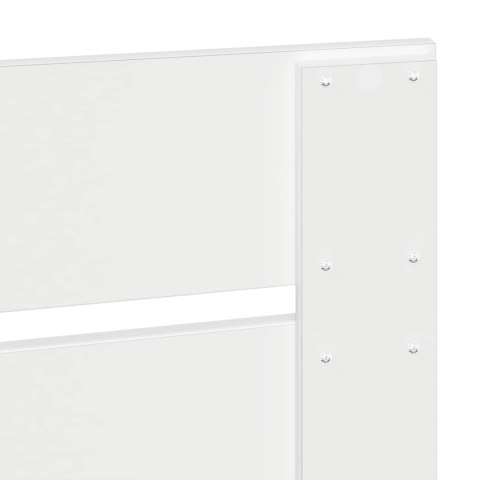 RAMA ŁÓŻKA Z SZUFLADĄ BIAŁY 75X190CM DREWNO INŻYNIERYJNE