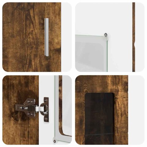 SZAFKA DĄB WĘDZONY 60X35X182CM