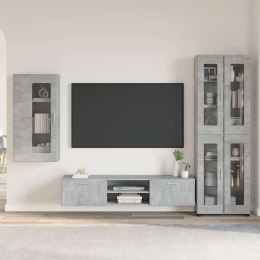 ZESTAW SZAFEK RTV BETONOWY SZARY