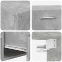 ZESTAW SZAFEK RTV BETONOWY SZARY