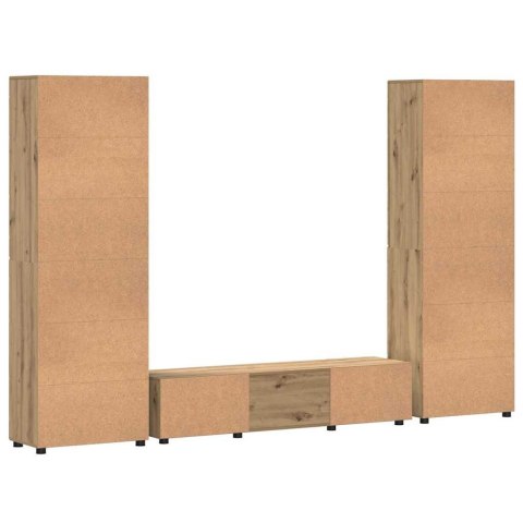 ZESTAW SZAFEK RTV DĄB RZEMIEŚLNICZY