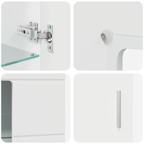 ZESTAW SZAFEK RTV POŁYSK BIAŁY