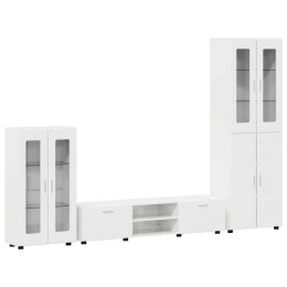 ZESTAW SZAFEK RTV POŁYSK BIAŁY