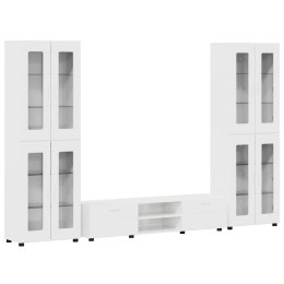 ZESTAW SZAFEK RTV POŁYSK BIAŁY