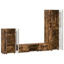 ZESTAW SZAFEK RTV Z PÓŁKĄ DĄB WĘDZONY