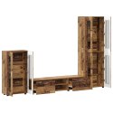 ZESTAW SZAFEK RTV Z PÓŁKĄ STARE DREWNO