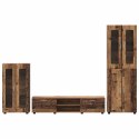 ZESTAW SZAFEK RTV Z PÓŁKĄ STARE DREWNO