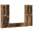 ZESTAW SZAFEK RTV Z PÓŁKĄ STARE DREWNO