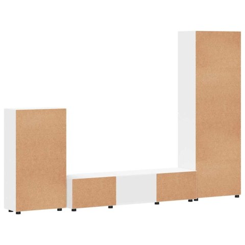 ZESTAW SZAFEK RTV Z SZUFLADĄ BIAŁY