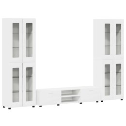 ZESTAW SZAFEK RTV Z SZUFLADĄ BIAŁY