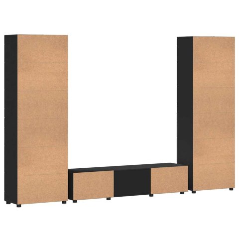 ZESTAW SZAFEK RTV Z SZUFLADĄ CZARNY