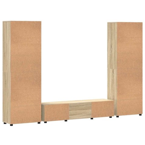 ZESTAW SZAFEK RTV Z SZUFLADĄ DĄB SONOMA