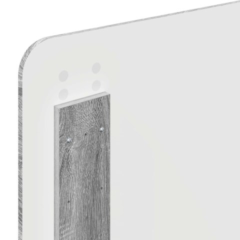 RAMA ŁÓŻKA SZARY SONOMA 90X190CM DREWNO INŻYNIERYJNE