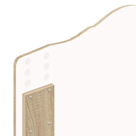 RAMA ŁÓŻKA DĄB SONOMA 100X200CM DREWNO INŻYNIERYJNE