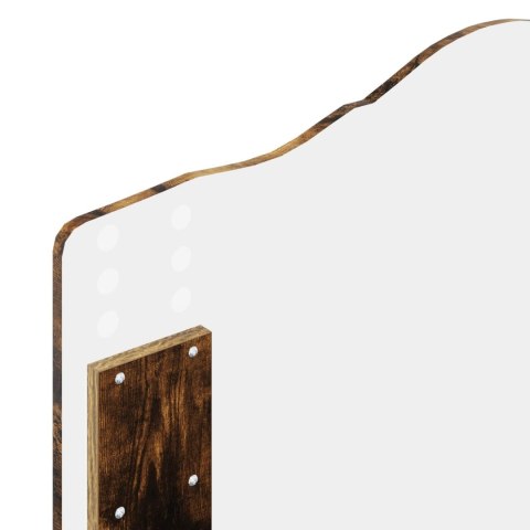 RAMA ŁÓŻKA DĄB WĘDZONY 90X190CM DREWNO INŻYNIERYJNE