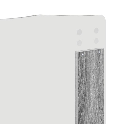 RAMA ŁÓŻKA SZARY SONOMA 120X200CM DREWNO INŻYNIERYJNE