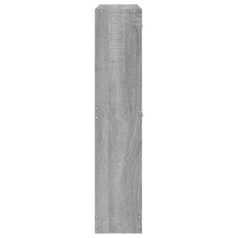 SZAFKA NA BUTY SZARY DĄB SONOMA 59X17X81CM