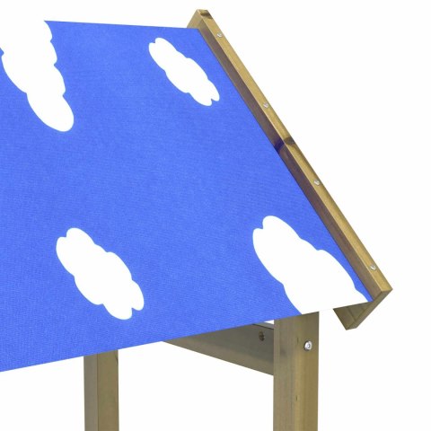 WIEŻA ZABAW BRĄZOWY DREWNO IMPREGNOWANE LITE