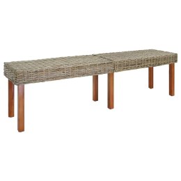 ŁAWKA NATURALNY 160X35X45CM DREWNO Z MANGO