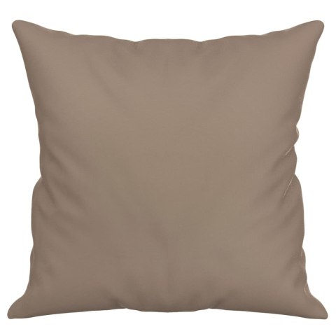 PODUSZKI OZDOBNE 2 SZT. TAUPE 40X40CM MIKROFIBRA