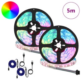 TAŚMA LED 4 SZT. CZARNY I PRZEZROCZYSTY 250X0,8X0,3CM