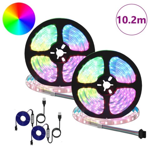 TAŚMA LED 4 SZT. CZARNY I PRZEZROCZYSTY 510X0,8X0,3CM