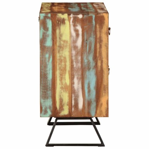 KOMODA WIELOKOLOROWA 70X35X70CM LITE DREWNO Z ODZYSKU