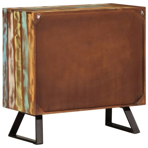 KOMODA WIELOKOLOROWA 70X35X70CM LITE DREWNO Z ODZYSKU