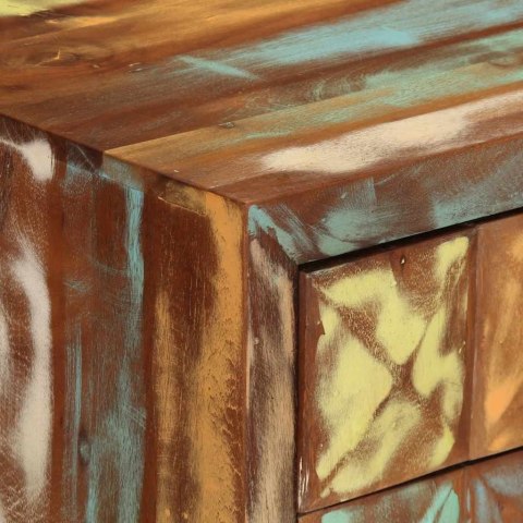 KOMODA WIELOKOLOROWA 70X35X70CM LITE DREWNO Z ODZYSKU