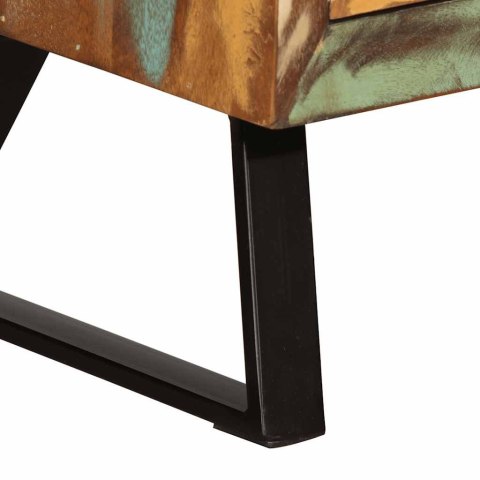 KOMODA WIELOKOLOROWA 70X35X70CM LITE DREWNO Z ODZYSKU