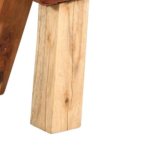 ŁAWECZKA GIMNASTYCZNA BRĄZOWA 110CM SKÓRA NATURALNA