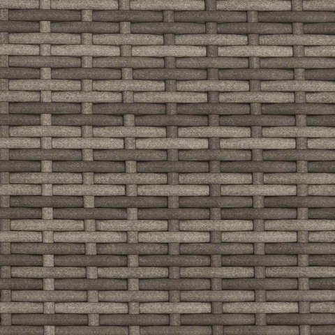 LEŻANKA OGRODOWA Z ZADASZENIEM I PODUSZKAMI SZARA, POLIRATTAN