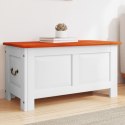 SKRZYNIA 110X55X57CM LITE DREWNO AKACJOWE KUFER STOLIK KAWOWY SZAFA BIAŁA