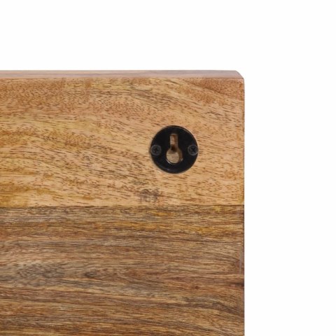 WIESZAK ŚCIENNY NA PŁASZCZE Z 5 HACZYKAMI LITE DREWNO MANGO