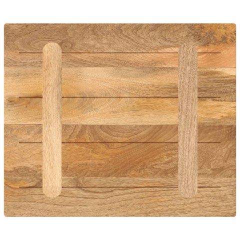 BLAT STOŁU 60X50X3,8CM PROSTOKĄTNY LITE DREWNO MANGO