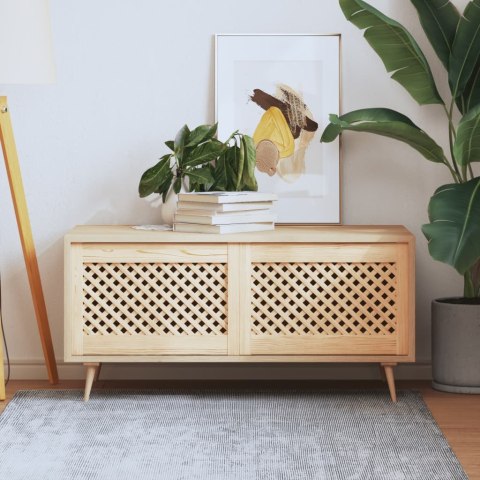 DRZWICZKI DO SZAFKI Z KRATKĄ 2 SZT. 59,5X39,5CM SOSNOWE