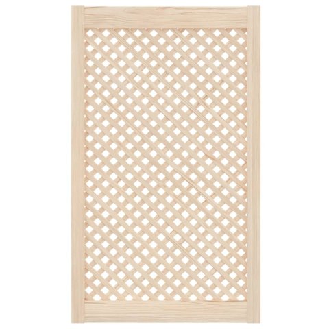 DRZWICZKI DO SZAFKI Z KRATKĄ 2 SZT. 59,5X99CM SOSNOWE